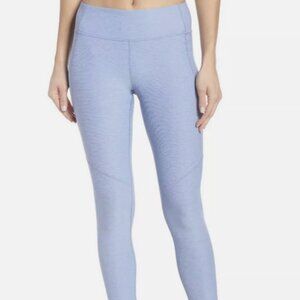Outdoor Voices heathered-blue crop leggings sz L